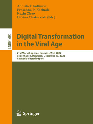 cover image of Digital Transformation in the Viral Age